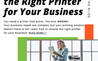 How to Choose the Right Printer for Your Business