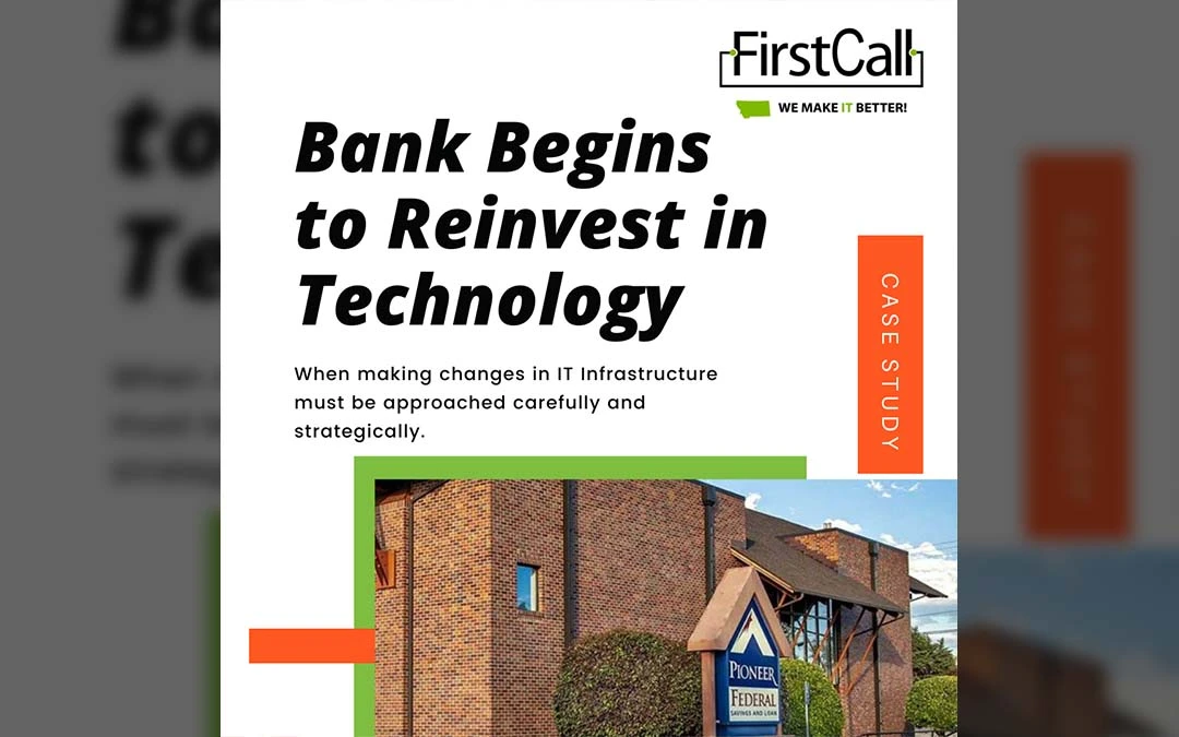 Bank Begins to Reinvest in Technology