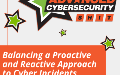 Balancing a Proactive and Reactive Approach to Cyber Incidents